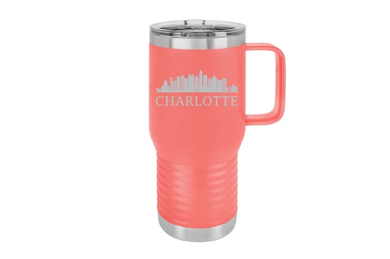 Travel Mug 20 oz Insulated Custom City Skyline