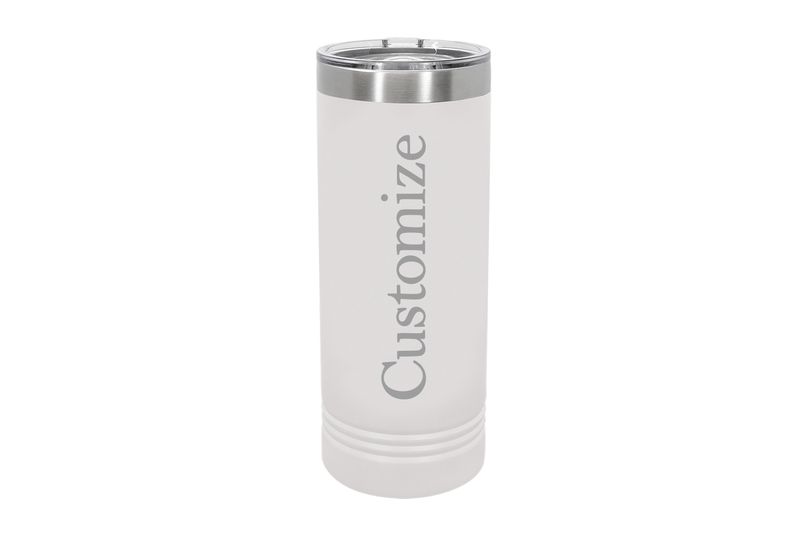 DARK GRAY Skinny 22 oz Customize Your Way Insulated Tumbler