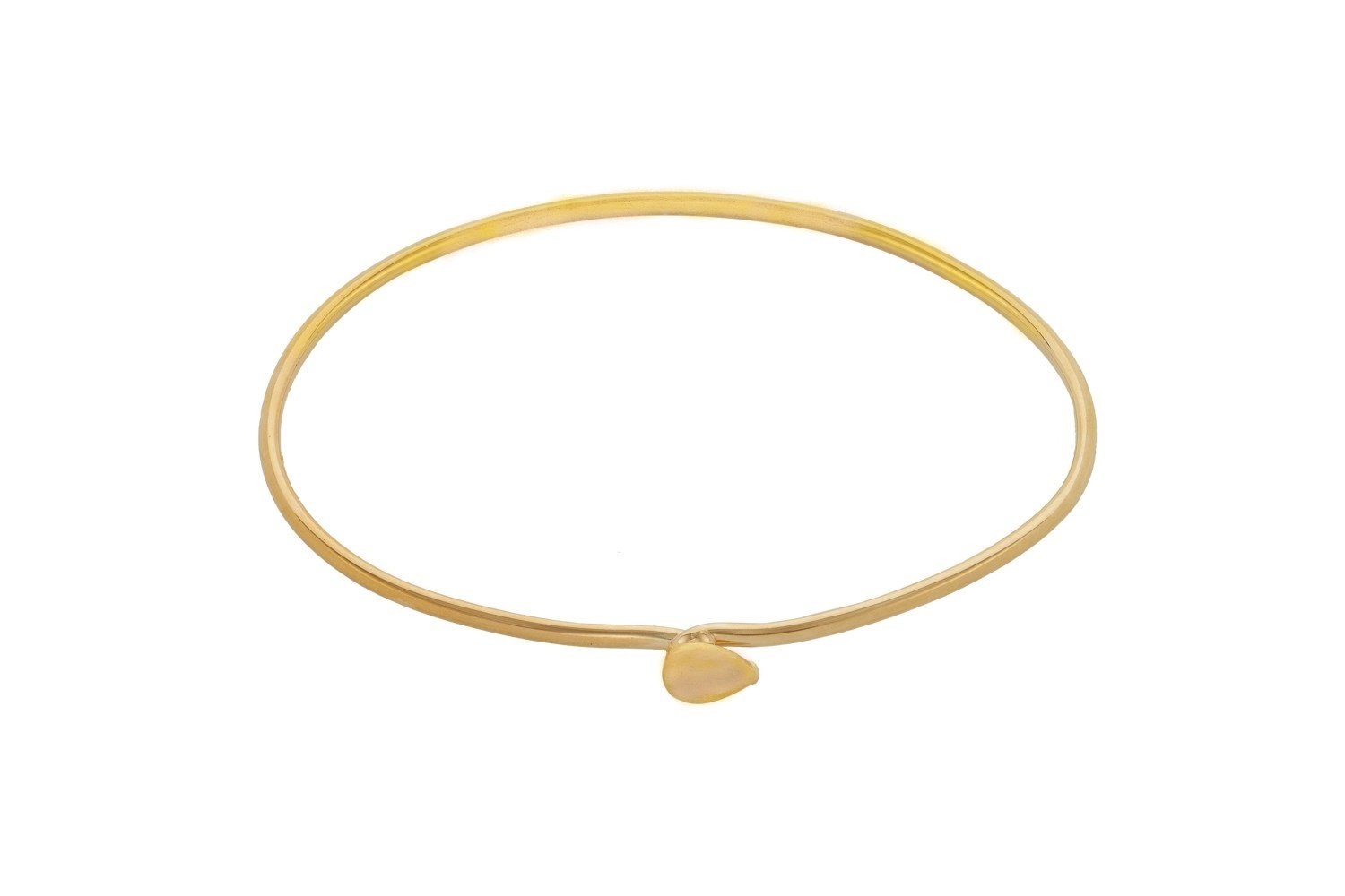 Sterling Silver Bangle Bracelet w Yellow Gold Plating Store Define U