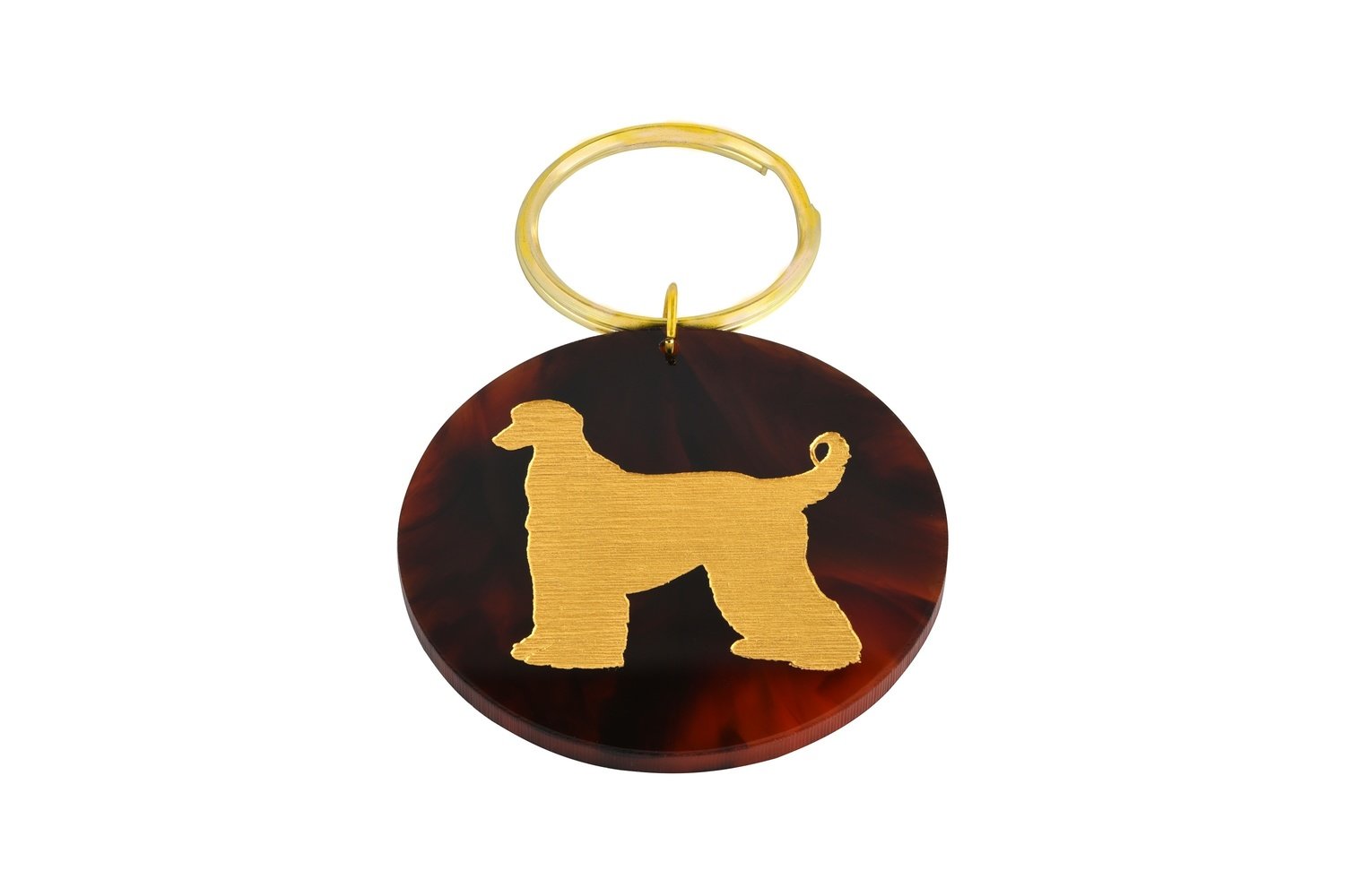Dog Breed with Paint Key Ring