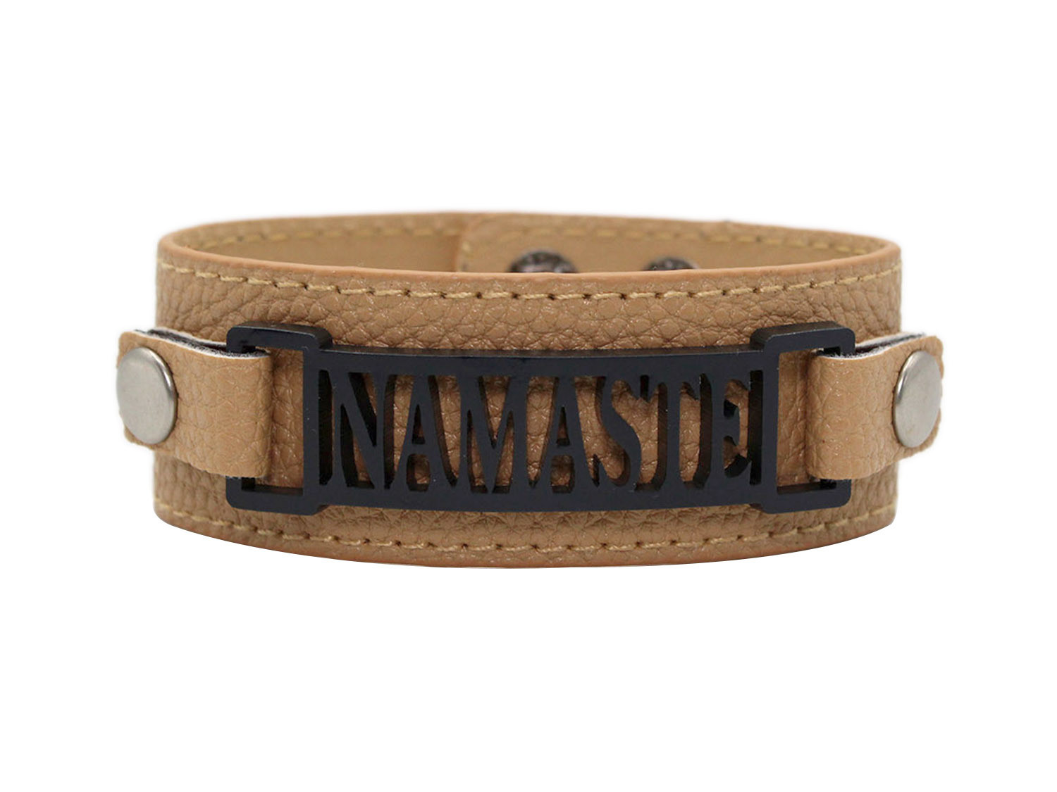 Classic Cuff with Zoe Style Plaque "Namaste"