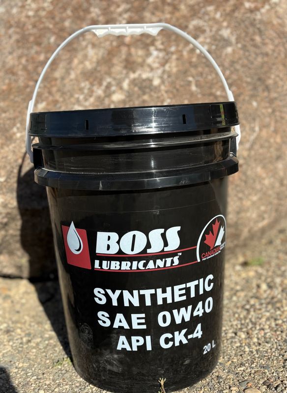 0W40 Synthetic Diesel ,  20L $8.8/L + $0.18/L EHC