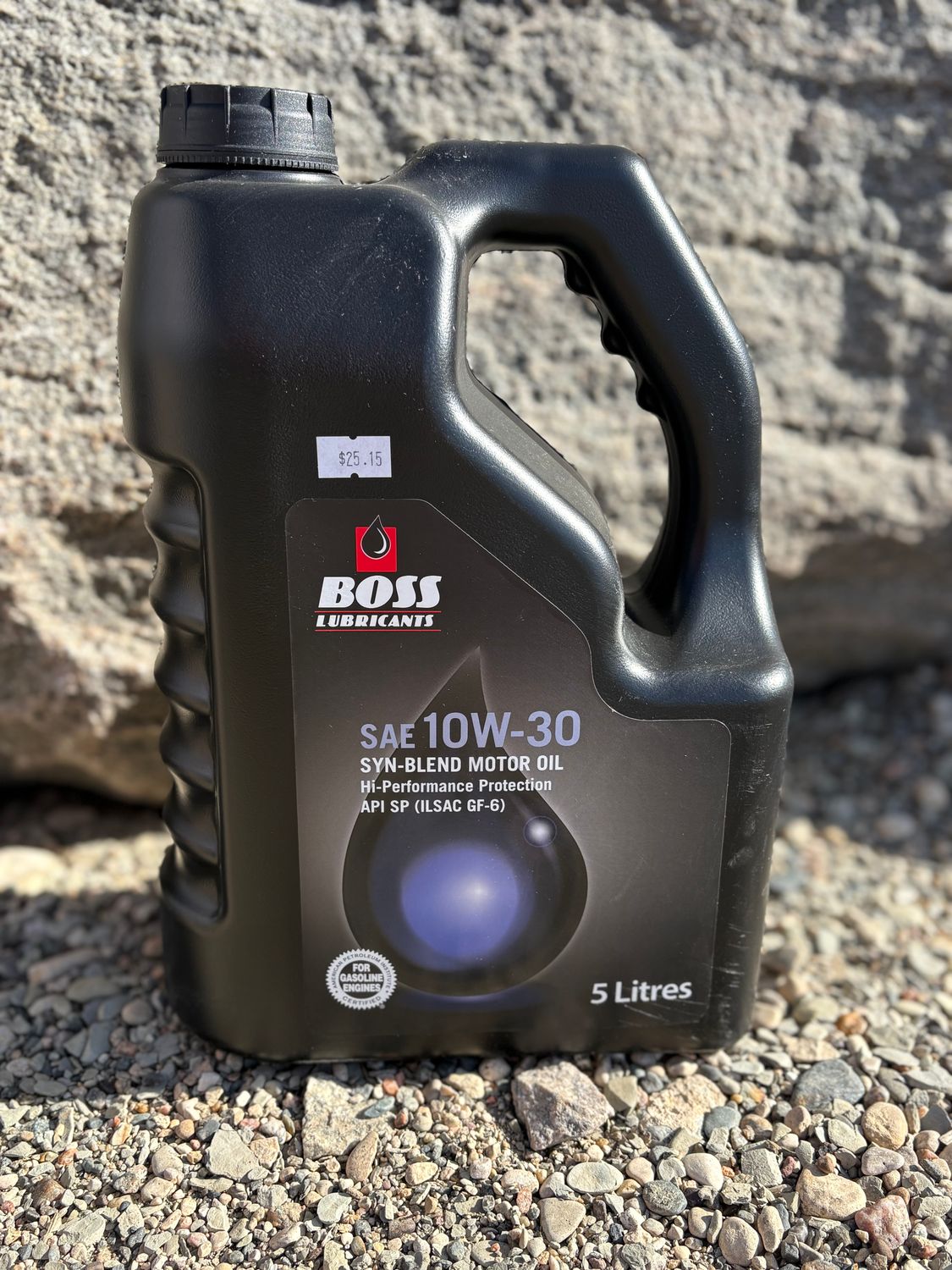 10W30 SYN Blend Gas Eng. Oil, 5L  $4.85/L + $0.18/L EHC