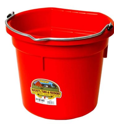 20qt Flatback Bucket