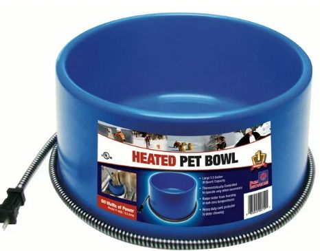 3qt Heated Pet Bowl
