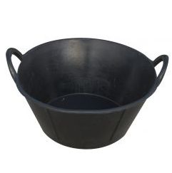 Bk Rubber Pan+Handle
