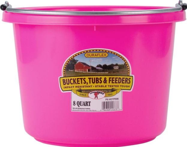 Bucket 8qt, Colour: pink