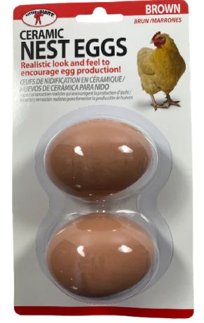 Ceramic Nest Egg brown