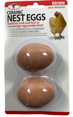 Ceramic Nest Egg brown