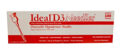 D3 Needle 16x3/4 100pk