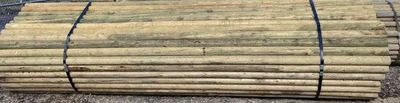 Fence Rail, (Dowel), Treated, 4" x 16' L&amp;M