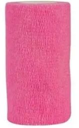 Flex Wrap EZ Tear 4inch, Colour: pink