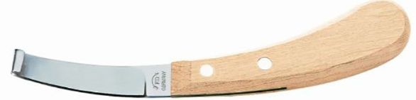 Hoof Knife Wood Handle RH