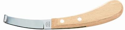 Hoof Knife Wood Handle RH