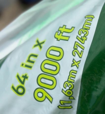 Net Wrap 64" x 9000' Nytro White/Green UF