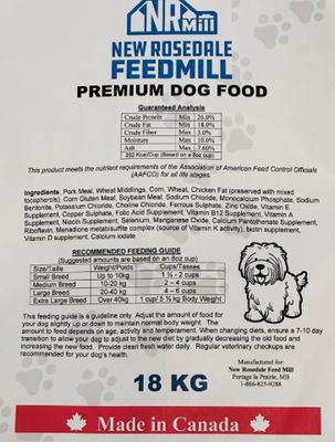 New Rosedale Premium Dog 18 Kg