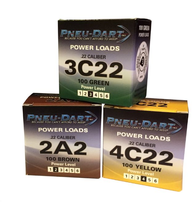 Pneu-Dart Power Loads .22cal