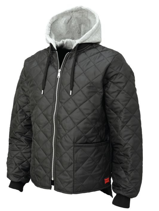 Quilted Hooded Freezer Jacket