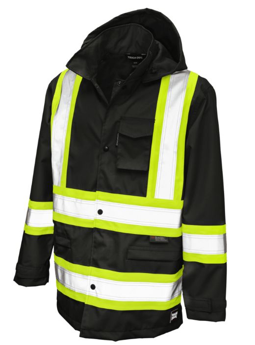 Ripstop Safety Rain Jacket