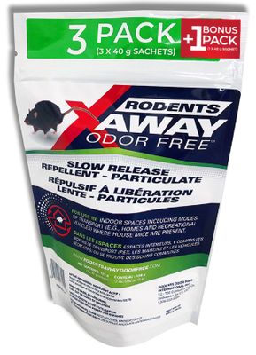 Rodents Away Odor Free 4 pk