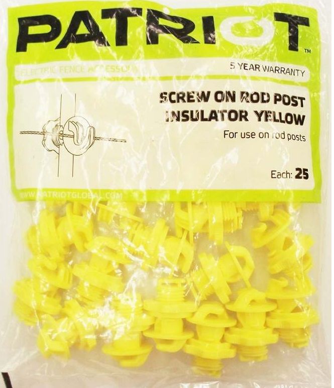 Rod Post Insulator (Screw On)