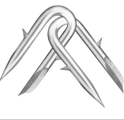 Staples, galvanized barbed fencing 2"- 50lbs