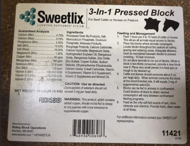 SweetLix 3IN1 Pressed 18.1K