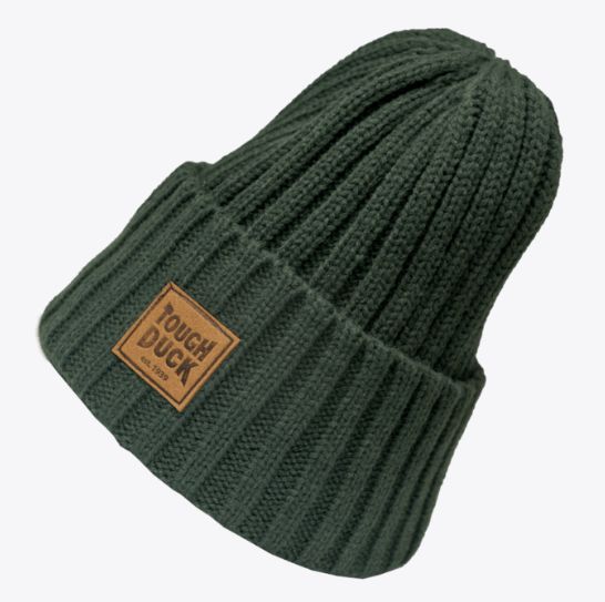 TD Wool Rib Watch Cap, Colour: Forest Green-FRST