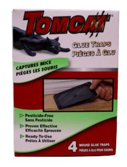 Tomcat Glue Traps Mouse 4pk