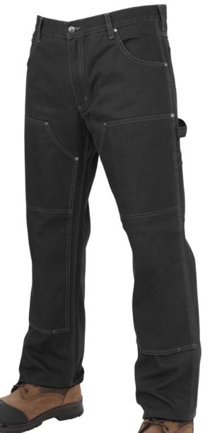 Washed Duck Double Front Pant