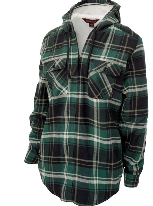 WOMENS PLUSH PILE-LINED FLANL