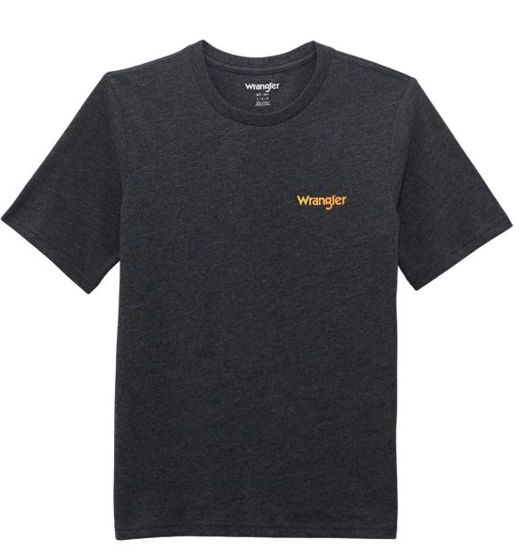 Wrangler® Boys Short Sleeve T-Shirt - Washed Black