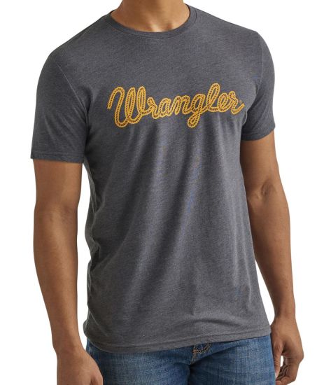 Wrangler Men's Reg Tee Rope Logo