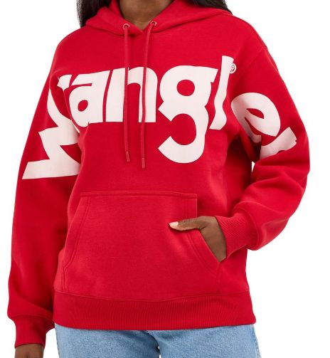 Wrangler Retro® Punchy Classic Hoodie - Red