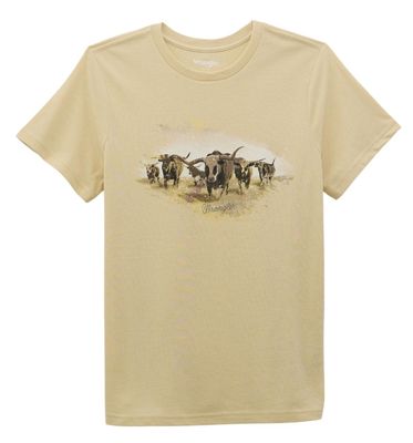 Wrangler Retro® Short Sleeve Graphic T-Shirt - Regular Fit - Biscotti Heather