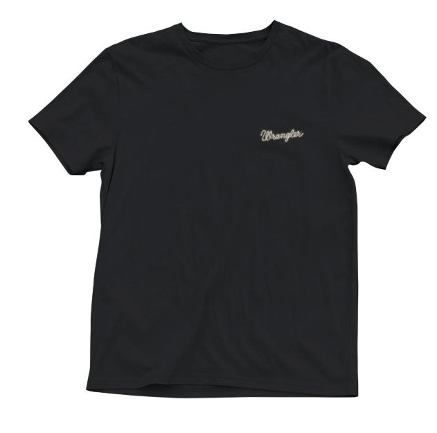 Wrangler® Short Sleeve T-Shirt - Regular Fit - Black Beauty