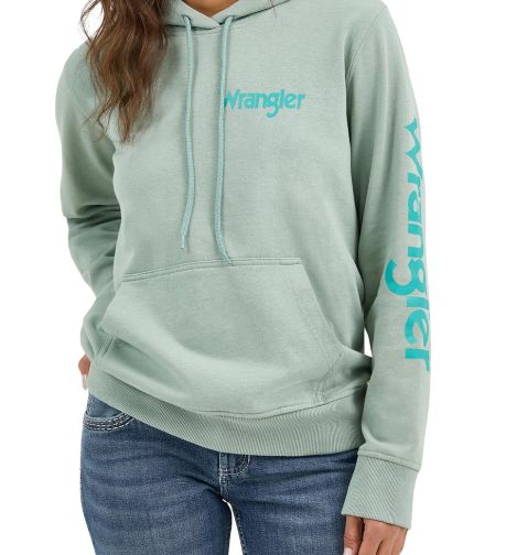 Wrangler Retro Sweater Logo Teal
