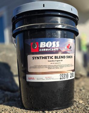 5W20 SYN Blend Gas Eng. Oil, 20L $4.55/L + $0.18/L EHC