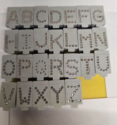 Livestock Tattoo Letter A-Z 3/8