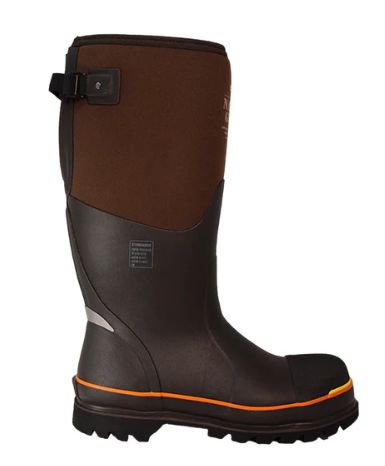 Dryshod Unisex Nanotoe Gusset Brown/Orange