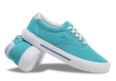 Fishooz Women's Sunbrella Lace Teal/White