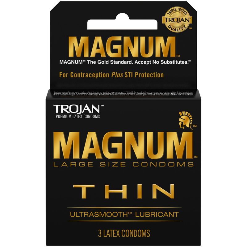 Trojan - Magnum Thins - 3ct