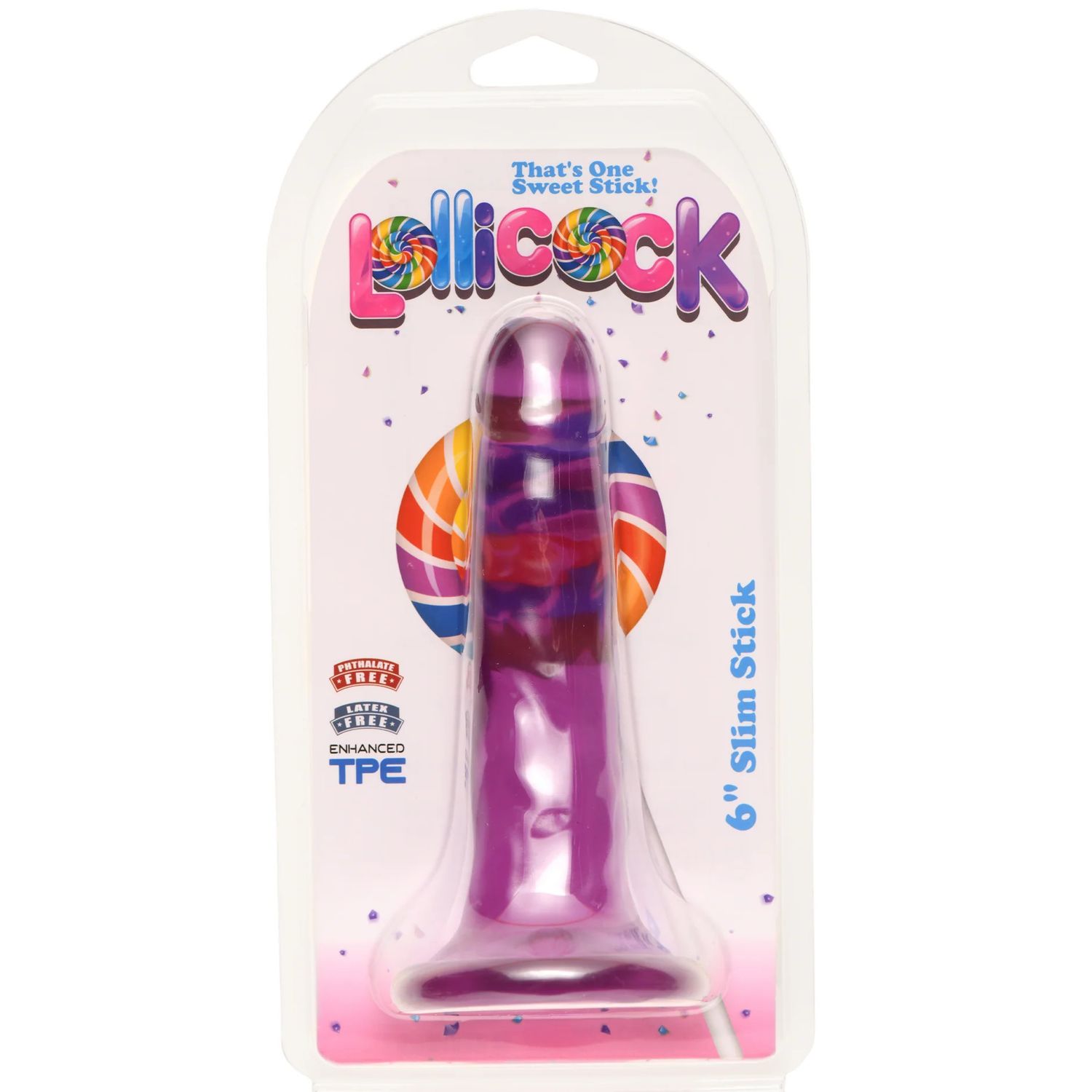 6" Slim Stick - Grape Ice