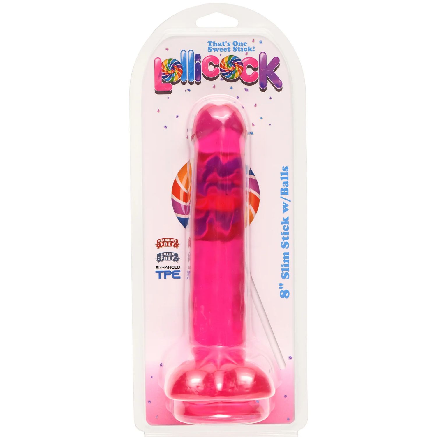 8" Slim Stick w/ Balls - Cherry Ice