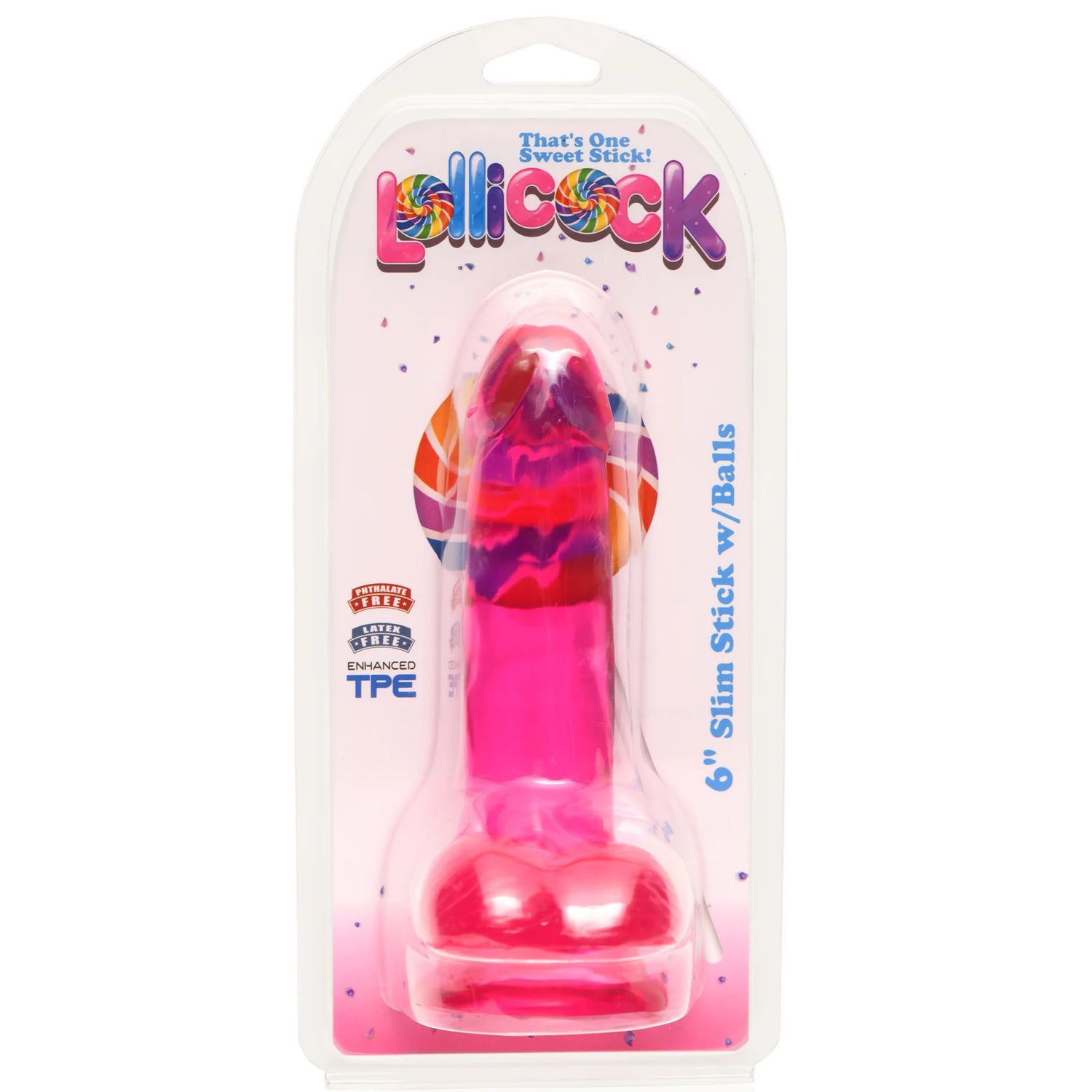 6" Slim Stick w/ Balls - Cherry Ice