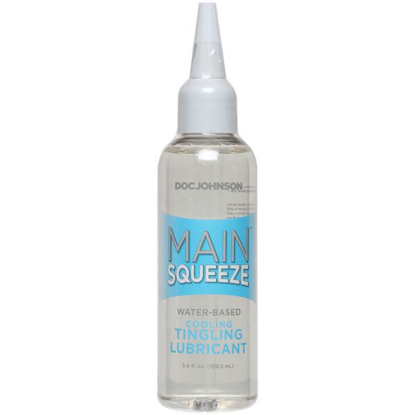 Main Squeeze - Cooling/Tingling Water-Based Lubricant - 3.4 fl. oz.