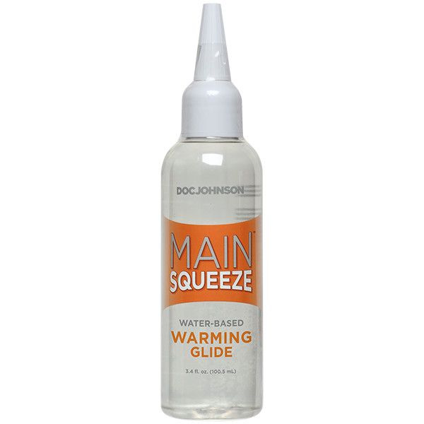 Main Squeeze - Warming Water-Based Glide - 3.4 fl. oz.
