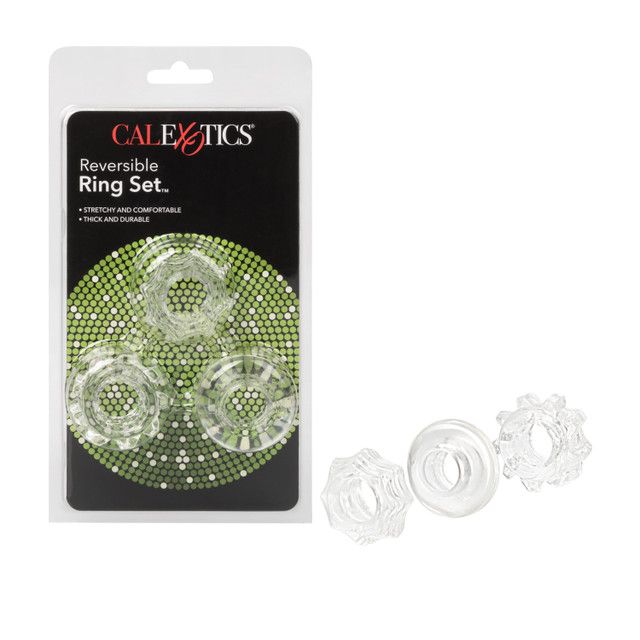Reversible Ring Set - Clear
