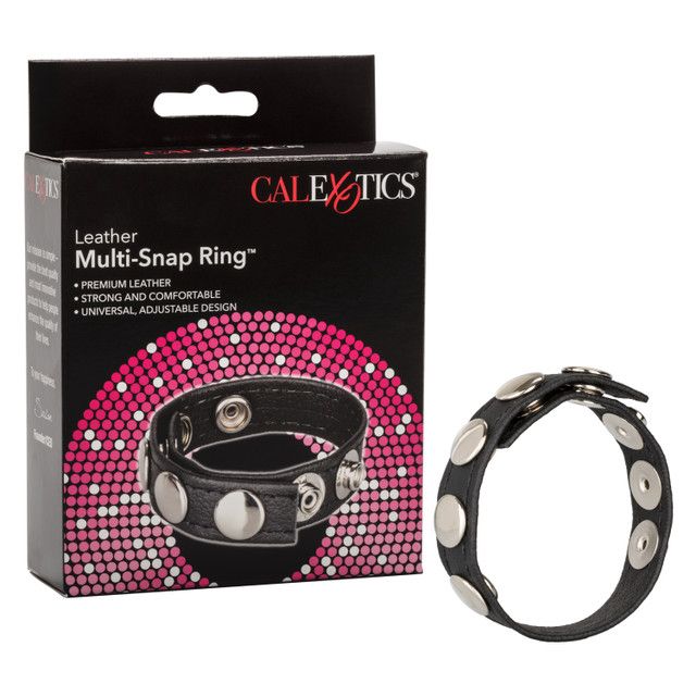 Leather Multi-Snap Ring