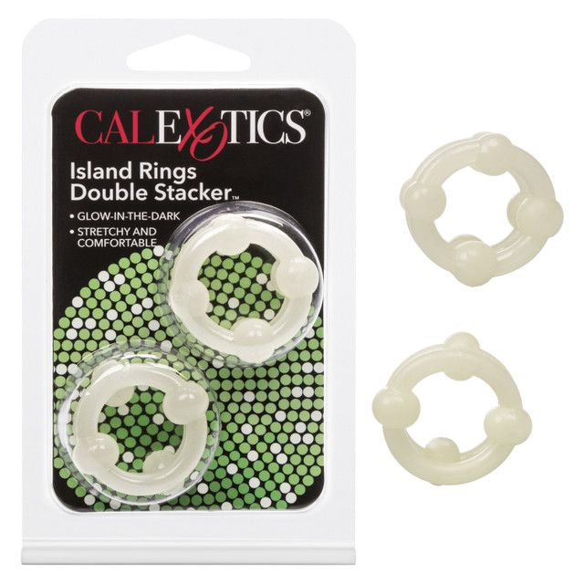 Island Rings Double Stacker - Glow-in-The-Dark